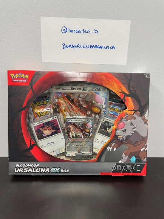 pokemon trading card game bloodmoon ursaluna ex box Pokmon Dive into the vibrant world of Pokmon and enjoy engaging battles with friends using this comprehensive set. Pokmon TCG: Bloodmoon Ursaluna ex